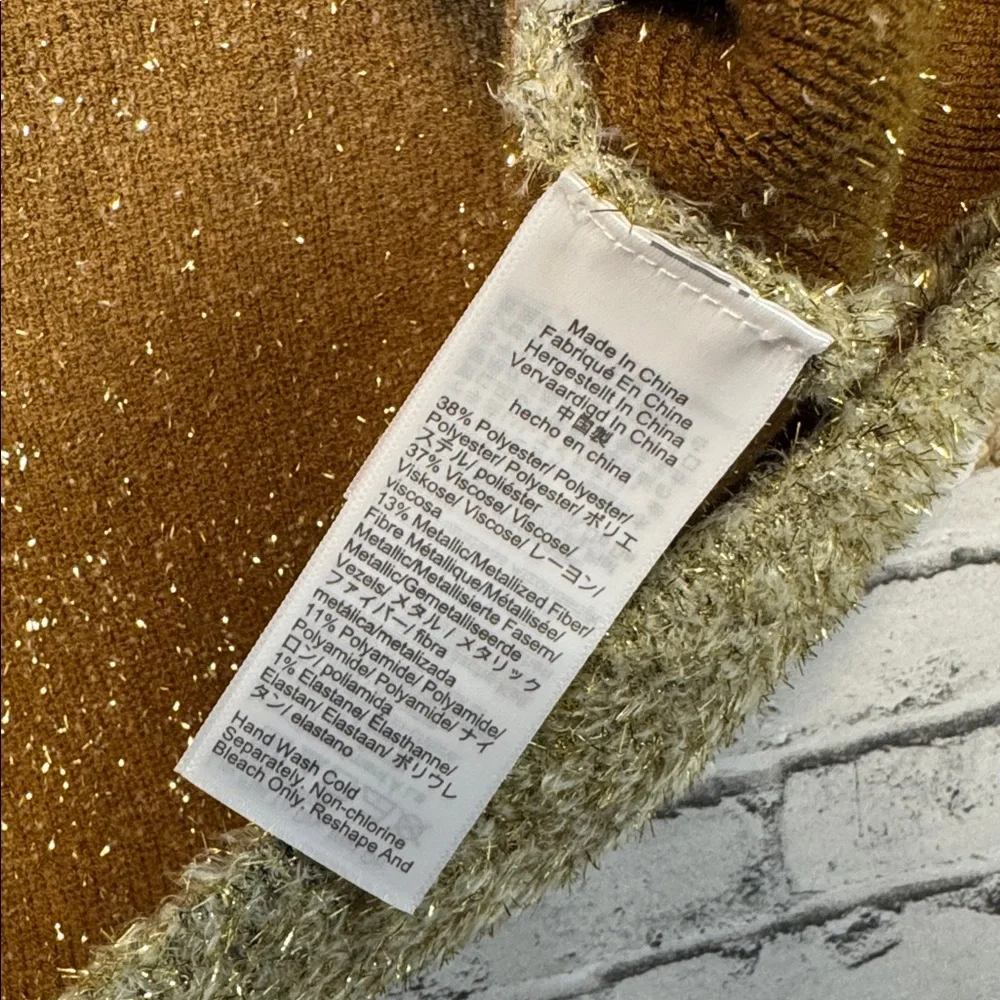NEW J. Crew womens M Medium oversized double faced metallic gold jacket NWT $168